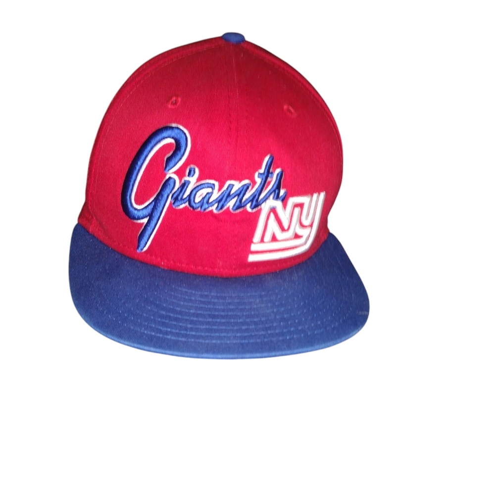 New Era red and blue cap with Giants logo